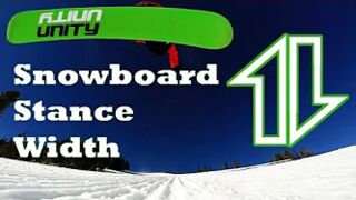 How to find YOUR snowboard stance width