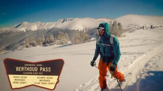 Backcountry Ski Touring on Berthoud pass, Winter Park, Colorado.