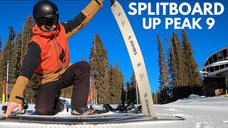 SPLITBOARDING UP PEAK 9 | BRECK CO