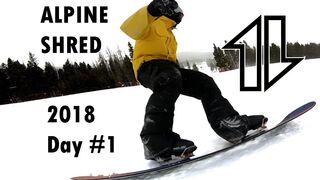 Re-learning how to Snowboard.  (alpine equipment)