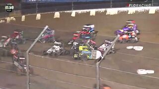 USAC NOS Energy Drink National Midget Highlights | BC39 Stoops Pursuit | IMS Dirt Track | 8/18/2021