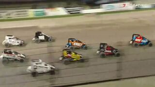 USAC NOS Energy Drink National Midget Highlights | Eldora Speedway | #Be4TheCrown | 9/24/2021