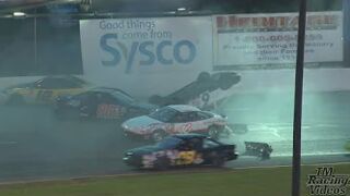 UCAR Flips Over - Langley Speedway - 7/7/12