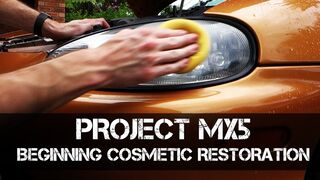 Project MX5 - Restoring Headlights, Painting Wiper Arms & General Tidy Up