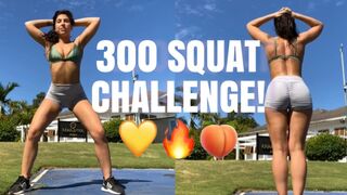 300 SQUAT CHALLENGE! | Day 14 of 30 Days of Booty Workouts