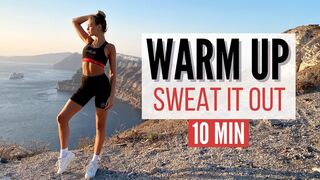 10 MIN. WARMP UP WORKOUT - sweat it out with fun // Cardio inspired | No Equipment | Mary Braun