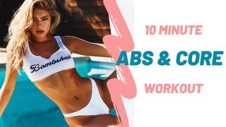 10 MINUTE ABS AND CORE BURNER / NO EQUIPEMENT