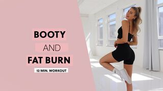 12 MIN. BOOTY AND FAT BURN // Calorie burn and booty building || Mary Braun