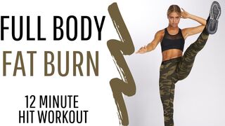 FULL BODY FAT BURN ||  12 MIN. HIIT WORKOUT / lose fat | Mary Braun