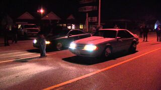 Jump Start? Who Wins? Mustang vs Mustang Street Race