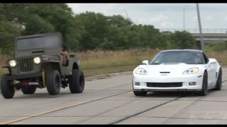 ZR-1 Corvette vs LSx Willy's Jeep