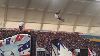 World First BMX Double Grab Front Flip