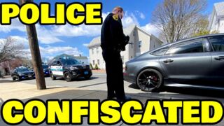 I finished my Audi RS7 and the police confiscated it