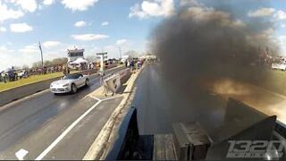 TX2K13 - 1100hp Truck smokes Supercharged Viper