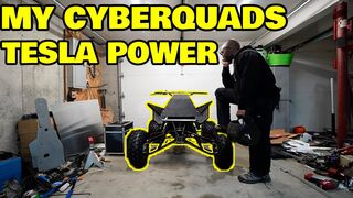 Installing a “Tesla” Motor in my Cyberquad