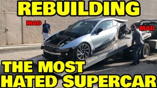 Rebuilding my WRECKED BMW, i8 the most HATED "supercar"