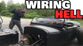 My electric rat rod wiring Hell