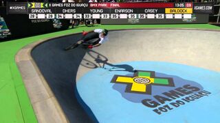 Kyle Baldock wins BMX Park Gold