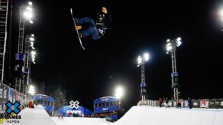 Jan Scherrer tops Monster Energy Men's Snowboard SuperPipe Elims | X Games Aspen 2020