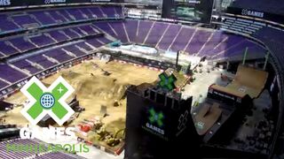 Timelapse: Transformation of U.S. Bank Stadium | X Games Minneapolis 2018