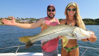 Florida Inshore BIG Snook Fishing ft. NETFLIX Comic Steve Trevino!