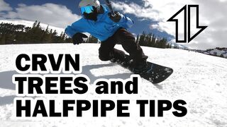 Snowboard Carving, Trees, and Halfpipe Tips