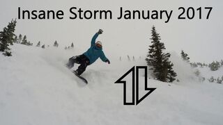 It keeps dumping!  Powder Snowboarding Galore 2017