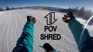 POV Snowboarding.  (point of view) #sparkling