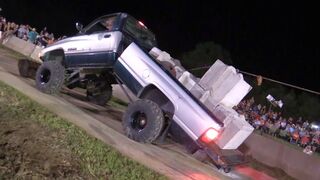 TUG OF WAR GONE WRONG - Dodge Truck Bends in Half!