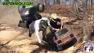 EPIC DOWNHILL BARBIE JEEP RACING CRASH