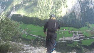 High Ultimate BASE jump - Tracking two piece