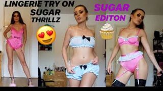 SWEET LINGERIE TRY ON HAUL WITH SUGAR THRILLZ | DOLLS KILL