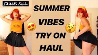 SUMMER VIBES TRY ON HAUL | DOLLS KILL