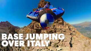 Red Bull Air Force BASE Jumps Italy, Part 1 | Miles Above 3.0