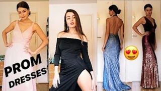 TRYING ON PROM / WEDDING  DRESSES 2019 | Ever Pretty