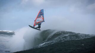 Windsurfers Catch Big Air in Heavy Conditions at Red Bull Storm Chase