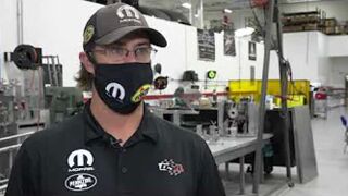 NHRA Covers Safety Measures in Leah Pruett's Mopar / Dodge Top Fuel Dragster