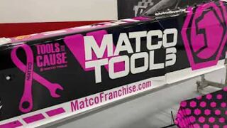 Antron Brown and Matco Tools Go Pink for Breast Cancer Awareness with Tools for the Cause!