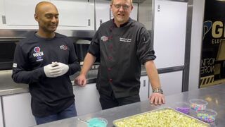 Cooking with Antron Brown and DSR Executive Chef Malcolm Clark