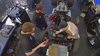 Funny Car teardown timelapse