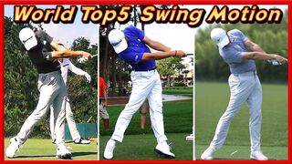 PGA World Ranking Top 5's Various Swing & Slow Motions