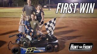 Our Go Kart Racer Won His First Race At Callahan Speedway