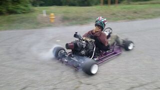 600cc shifter kart burnout