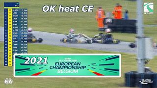 2021 FIA KARTING EUROPEAN CHAMP round 1 OK heat CE