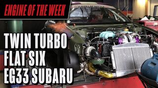 Twin Turbo Flat Six EG33 Subaru Engine