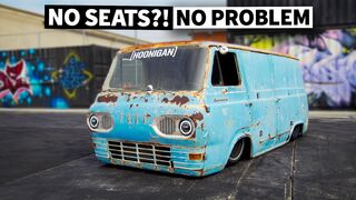 LS Swapped Ford Econoline with NO SEATS! // Build Breakdown