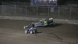 Plymouth Dirt Track Sport Mod Rollover August 27 2020