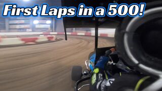 Carly Holmes First Laps In A 500 Outlaw Kart (RED BLUFF OUTLAWS)