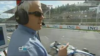 Sergio Perez Massive Jump Start | GP2 Belgium 2009