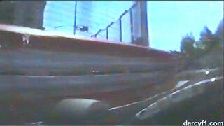 Andrea Chiesa Helmet Cam Lap on Birmingham Street Circuit 1989 (Bumpy)